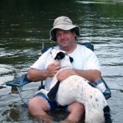 ndrew and Happy in ther Bogue Chitta River