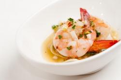 poached gulf shrimp