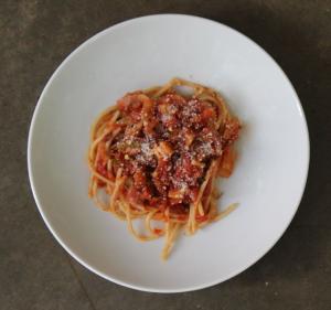 spaghetti amatriciana