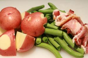 Snap Beans and New Potatoes