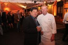 Chef Tory McPhail and Andrew Fox