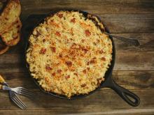 Three-Cheese Mac with Crispy Prosciutto