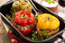 Crawfish Stuffed Peppers