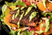 Blackened Fish Citrus Salad with Avocado Dressing