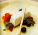 White Chocolate and Meyer Lemon Semifreddo with Vanilla-Poached Berries