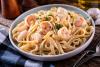 Fettuccine with Seafood Cream Sauce