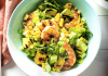 Grilled Shrimp, Corn, and Avocado Salad