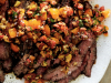 Grilled Skirt Steak with Romesco