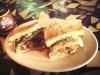 Fried Oyster Club Sandwich