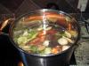 Simmering Turkey Stock