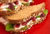 Turkey Arugula Cranberry Sandwich